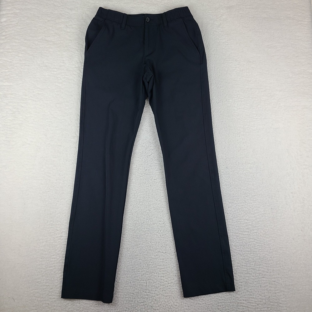 Under Armour Pants Mens 30x34 Black Straight Leg Performance Tech Golf
